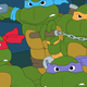 The Ninja Turtles, looking the way many of us remember them best.